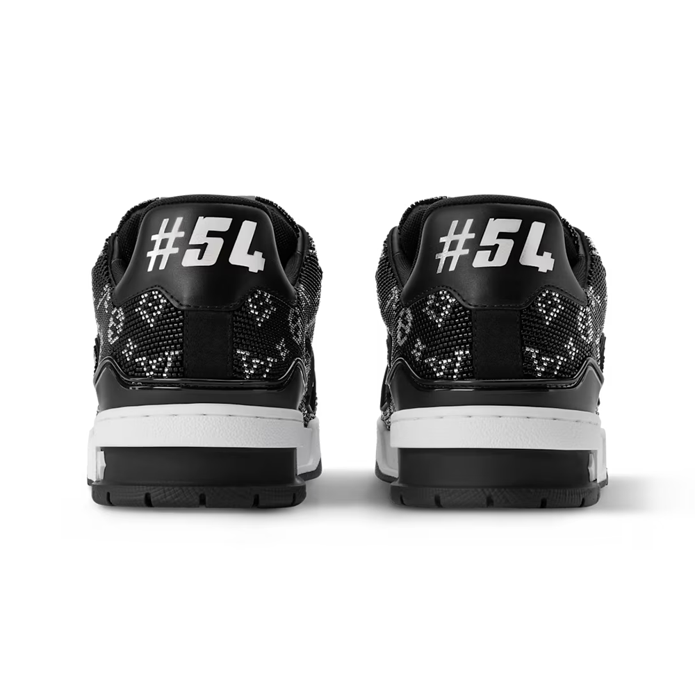 LV Trainer 'Black Swarovski'